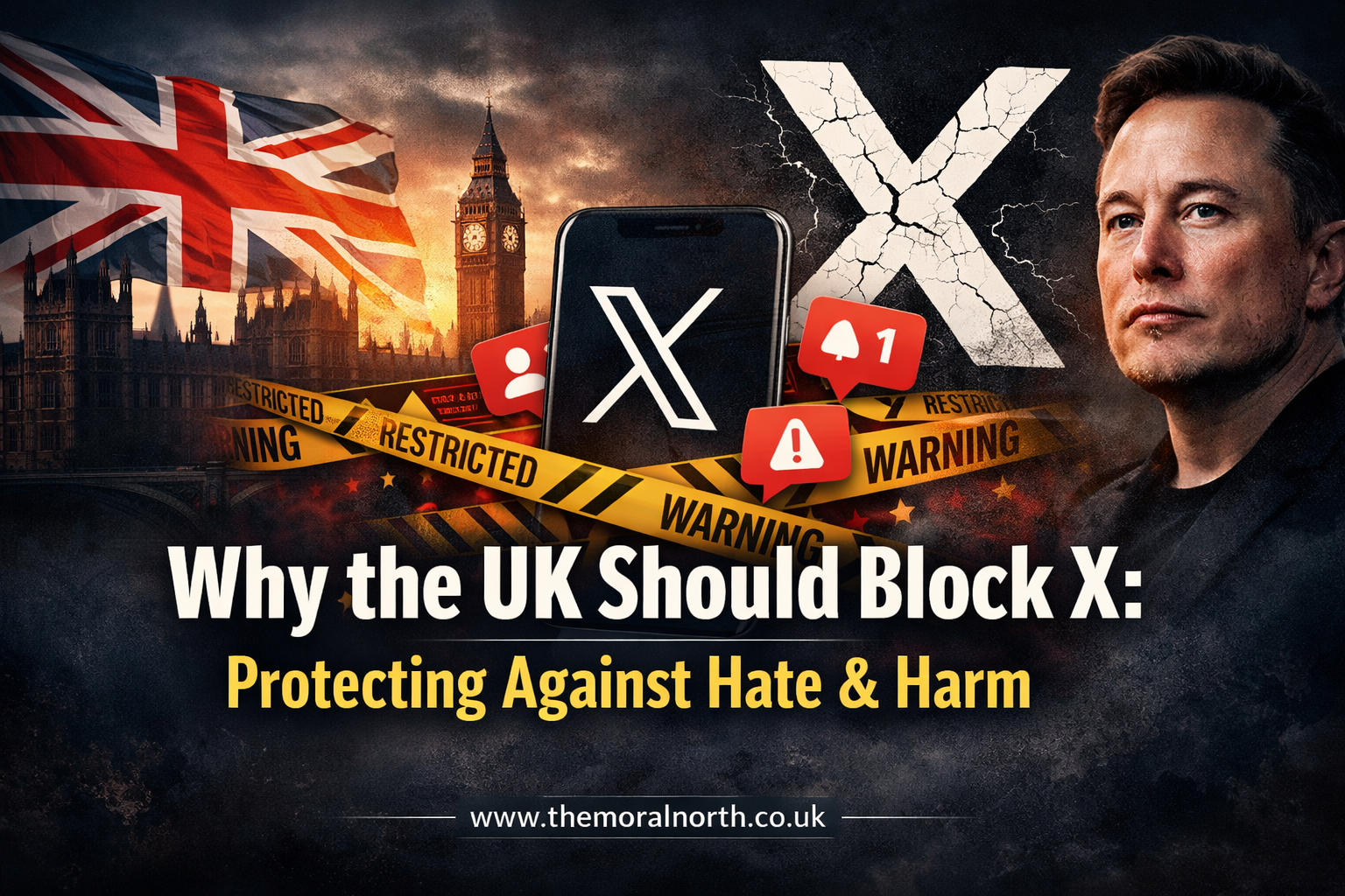Why the UK Should Block X: Protecting Against Hate & Harm